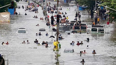 প্লাবিত কলকাতা