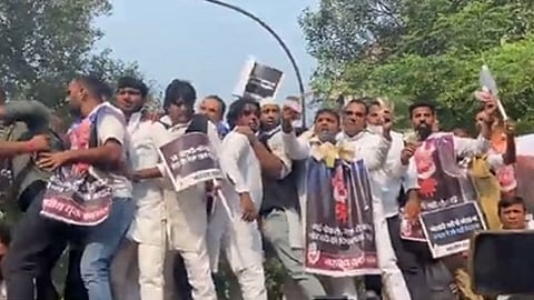 নোটবাতিলের ৫ বছর পূর্তিতে যুব কংগ্রেসের বিক্ষোভ