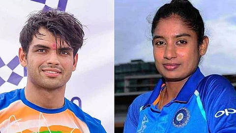 নীরজ চোপড়া ও মিতালী রাজ