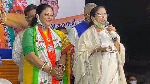 মমতা বন্দ্যোপাধ্যায়ের সাথে কাজরী বন্দ্যোপাধ্যায়