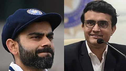 বিরাট কোহলী ও সৌরভ গাঙ্গুলী