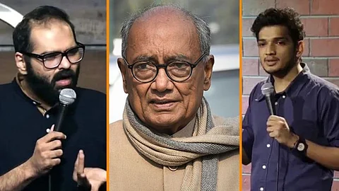 কুণাল কামরা, দিগ্বিজয় সিং ও মুনাব্বর ফারুকি