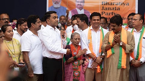 জয়েশ সালগাঁওকরের বিজেপিতে যোগদানের অনুষ্ঠান