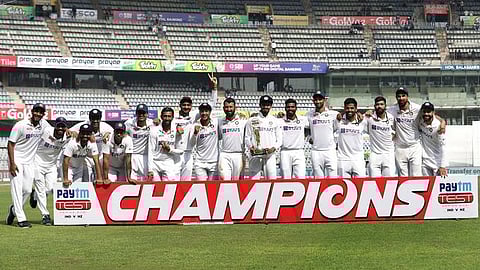জয়ের পর ভারতীয় দল