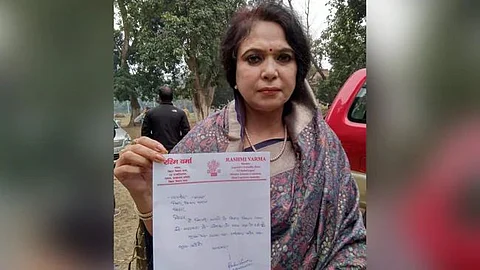পদত্যাগপত্র হাতে বিধায়ক রশ্মি বর্মা