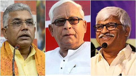 দিলীপ ঘোষ, বুদ্ধদেব ভট্টাচার্য, সুজন চক্রবর্তী