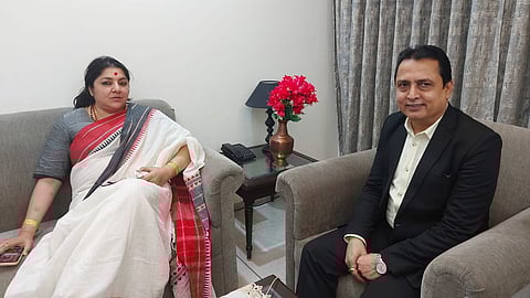 লকেট চট্টোপাধ্যায়ের সাথে বৈঠকে রীতেশ তিওয়ারি