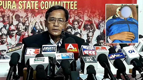 মৃত CPIM কর্মী বেনু বিশ্বাস (ইনসেটে)