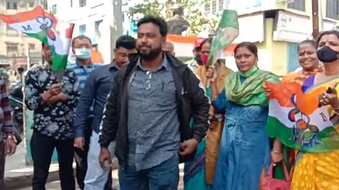 রিষরার ১৭ নম্বর ওয়ার্ডে তৃণমূল কর্মীদের বিক্ষোভ