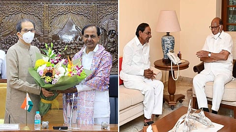 উদ্ধব ঠাকরে ও শরদ পাওয়ারের সাথে সাক্ষাৎকার তেলেঙ্গানার মুখ্যমন্ত্রীর