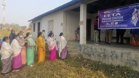 মণিপুরে চলছে প্রথম দফার ভোটগ্রহণ