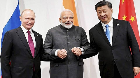 ভ্লাদিমির পুতিন, নরেন্দ্র মোদী , শি জিংপিং
