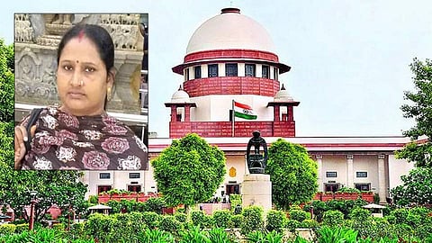 অভিযুক্ত পঞ্চায়েত প্রধান সোনামণি সাহা (ইনসেটে)