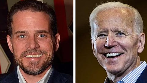 জো বিডেন এবং তাঁর ছেলে হান্টার