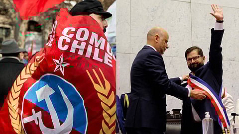 শপথ অনুষ্ঠানে গ্যাব্রিয়েল বোরিক