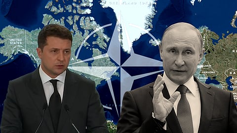 NATO ইউক্রেনকে অন্তর্ভুক্ত না করেই সাহায্যের কথা বলছে, NATO রাশিয়াকে ভয় পায়: জেলেনস্কি