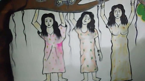 এই কার্টুনই এঁকেছিলেন বাদশার অনুগামীরা