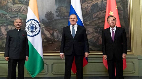 এস জয়শঙ্কর, সের্গেই লাভরভ, ওয়াং ই