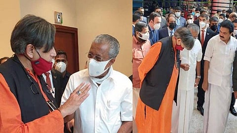 পিনারাই বিজয়ন, শশী থারুর