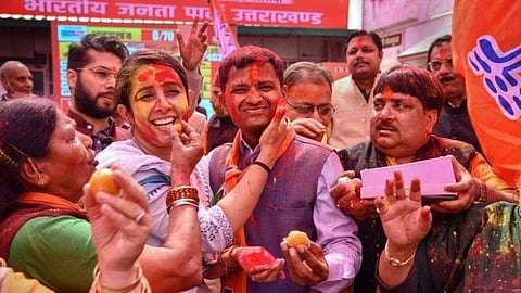 উত্তরাখন্ডে বিজয়ী প্রার্থী