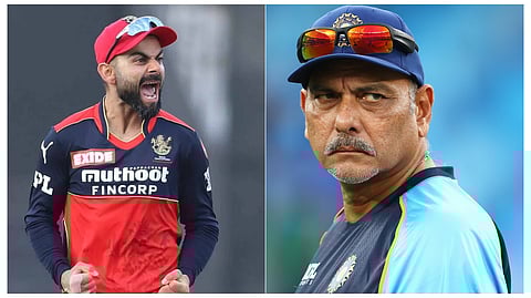 বিরাট কোহলি এবং রবি শাস্ত্রী