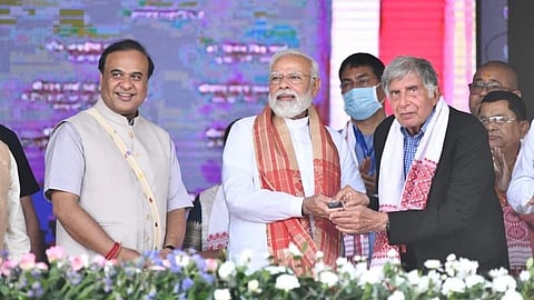 ক্যান্সার হাসপাতালের উদ্বোধনে প্রধানমন্ত্রী এবং রতন টাটা