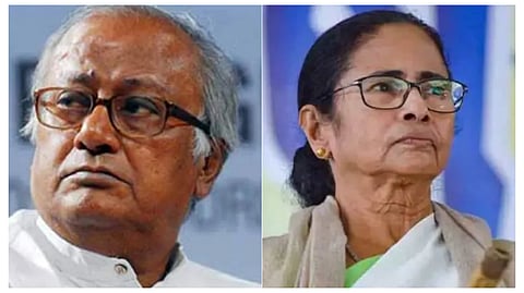 সৌগত রায় এবং মমতা বন্দ্যোপাধ্যায়