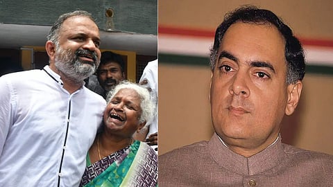 এ.জি পেরারিভালান (বামে)