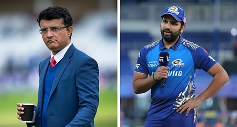 সৌরভ গাঙ্গুলি ও রোহিত শর্মা