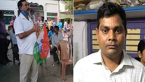 বিধায়ক তাপস সাহা ও আপ্তসহায়ক প্রবীর কয়াল