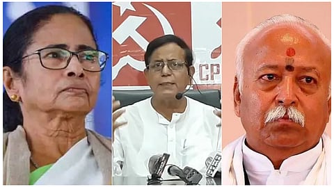 মমতা বন্দ্যোপাধ্যায়, মহম্মদ সেলিম এবং মোহন ভাগবত