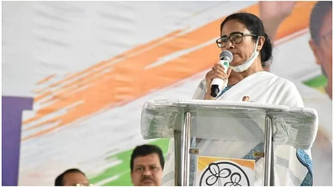 কর্মীসভায় মুখ্যমন্ত্রী মমতা বন্দ্যোপাধ্যায়