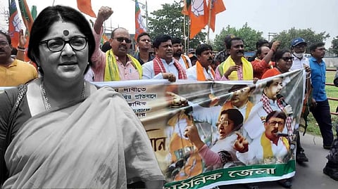 নিজের এলাকার কর্মসূচীতেই থাকলেন না লকেট