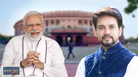 মোদী সরকারের তিন বছরে বিজ্ঞাপনের খরচ ৯১১.১৭ কোটি টাকা - সংসদে জানালেন অনুরাগ ঠাকুর