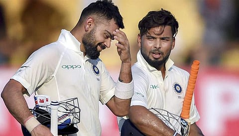 বিরাট কোহলি এবং রিষভ পন্ত