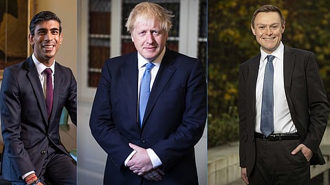ঋষি সুনক, বরিস জনসন ও উইল কুইন্স