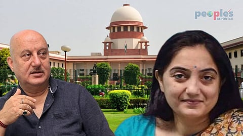 Anupam Kher: বিচারপতির উদ্দেশ্যে কটাক্ষ! বিজেপি নেত্রী নূপুর শর্মার পাশে দাঁড়ালেন অনুপম খের