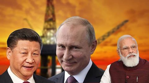 ভ্লাদিমির পুতিন, শি জিনপিং ও নরেন্দ্র মোদী
