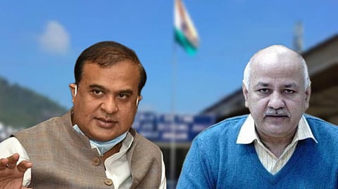 হিমন্ত বিশ্ব শর্মা ও মনীষ সিসোদিয়া