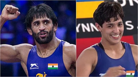 বজরং পুনিয়া এবং অংশু মালিক