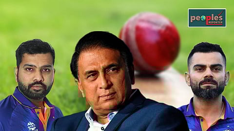 রোহিত শর্মা, সুনীল গাভাসকার এবং বিরাট কোহলি