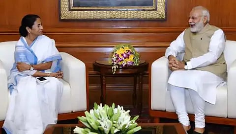 দিল্লিতে মোদী-মমতার ৪৫ মিনিটের বৈঠক