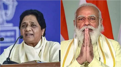 মায়াবতী এবং নরেন্দ্র মোদী