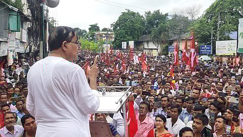 বালুরঘাটের জনসভায় মহম্মদ সেলিম