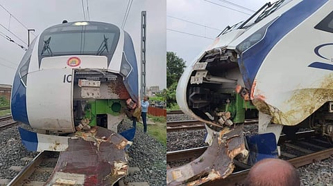 বন্দে ভারত এক্সপ্রেসের সামনের অংশ