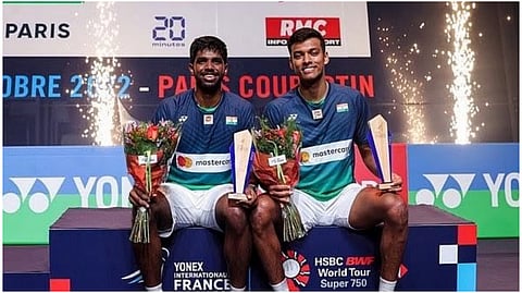 ফরাসী ওপেন জিতলেন সাত্ত্বিক-চিরাগ