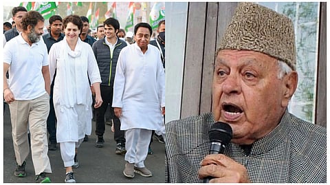 কংগ্রেসের 'Bharat jodo Yatra'-য় যোগ দেবেন ফারুক আবদুল্লাহ