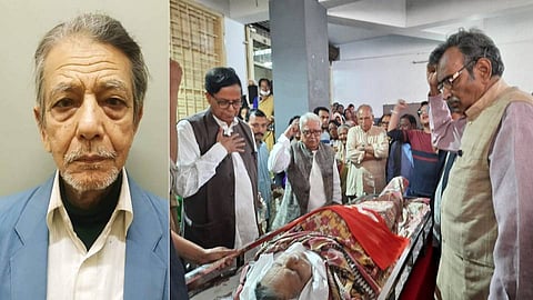 মহম্মদ হোসেন খান (বামে)
