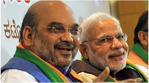 অমিত শাহ এবং নরেন্দ্র মোদী