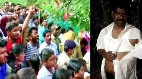 গ্রামবাসীদের হাতে প্রহৃত বিজেপি বিধায়ক এম পি কুমারস্বামী